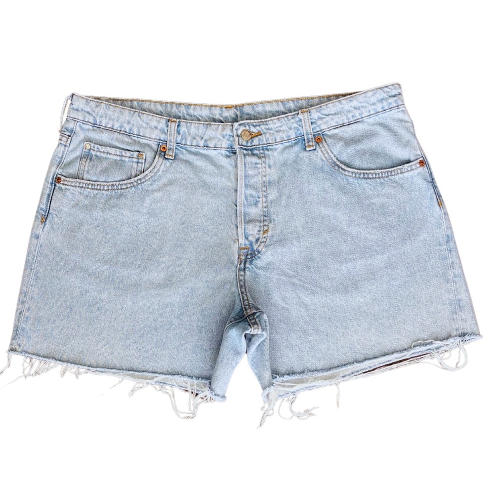 H&M || SIZE 16 || DENIM || 90’s BOYFRIEND CUT OFF SHORTS